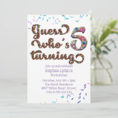 Ratet, wer 5 Kekse sprinklt Einladung (Stehend Vorderseite)