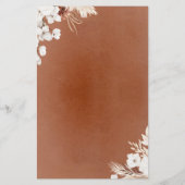 Ratet, wer Braut oder Groom - Terracotta Blumenspi (Rückseite)