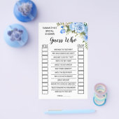 Ratet, wer Brautparty auf spanisch Englisch-Spielk Flyer (Einzeln)