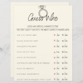 Ratet, wer Brautparty Game (Vorne/Hinten)