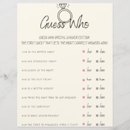 Ratet, wer Brautparty Game