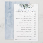 Ratet, wer Bridge oder Groom - Green Game Card (Vorne/Hinten)