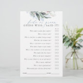 Ratet, wer Bridge oder Groom - Green Game Card (Stehend Vorderseite)