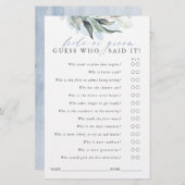 Ratet, wer Bridge oder Groom - Green Game Card (Vorne/Hinten)