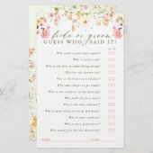 Ratet, wer Bridge oder Groom - Wildblumen Game Car (Vorne/Hinten)