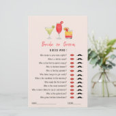 Ratet, wer Cocktail trinkt Dusche Spiel (Stehend Vorderseite)