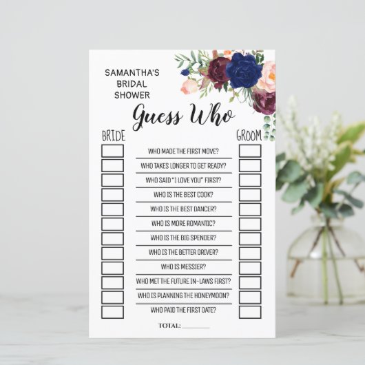 Ratet, wer das Brautparty Englisch Spanisch spielt (Stehend Vorderseite)