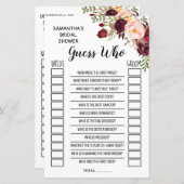 Ratet, wer das Brautparty Englisch Spanisch spielt (Vorne/Hinten)