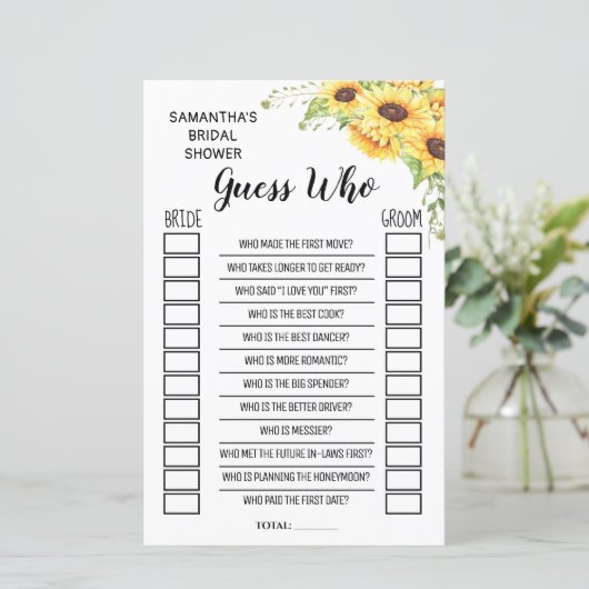 Ratet, wer das Brautparty Englisch Spanisch spielt (Stehend Vorderseite)