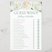 Ratet, wer das Brautparty von White Roses elegant (Vorderseite)