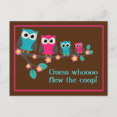 Ratet, wer die Coop Moving Ankündigung geflogen ha (Vorderseite)