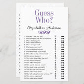 Ratet, wer jemanden findet, der Brautpartys macht (Vorne/Hinten)