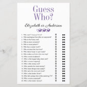 Ratet, wer jemanden findet, der Brautpartys macht (Vorderseite)