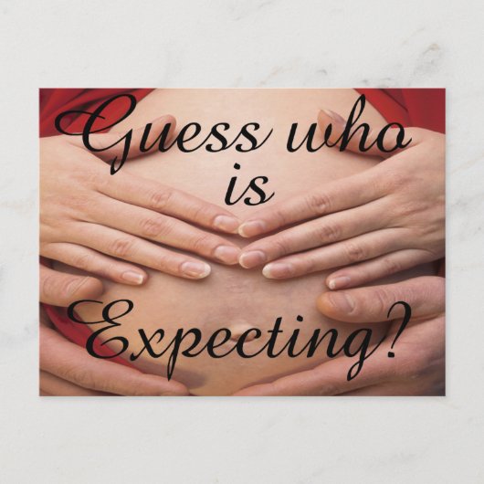 Ratet, wer Karten und Geschenke erwartet. (Vorderseite)