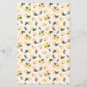 Ratet, wer Lemons rosafarbene Brautparty-Spielkart Flyer (Hinten)