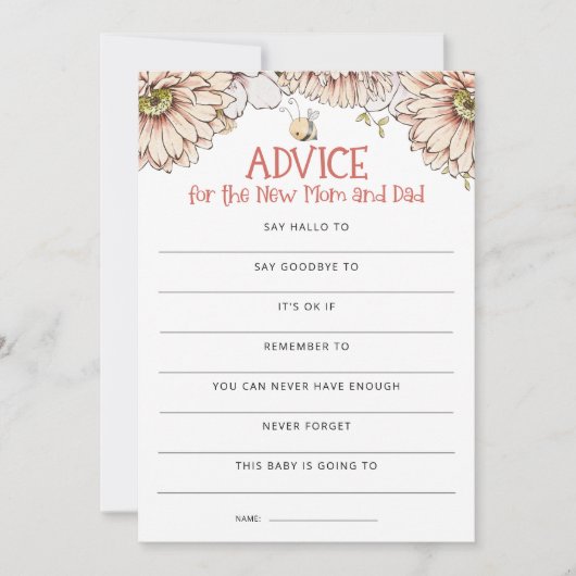 Ratet, wer Mama oder Vater Baby Duschspiel Dankeskarte (Vorderseite)