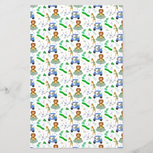 Ratet, wer Mama Vater Elephant & Monkey Golf (Rückseite)