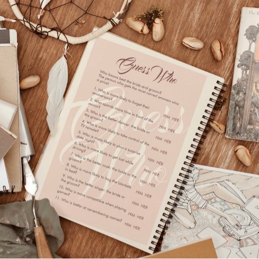 Ratet, wer Minimalistisch Hochzeit und Brautparty-