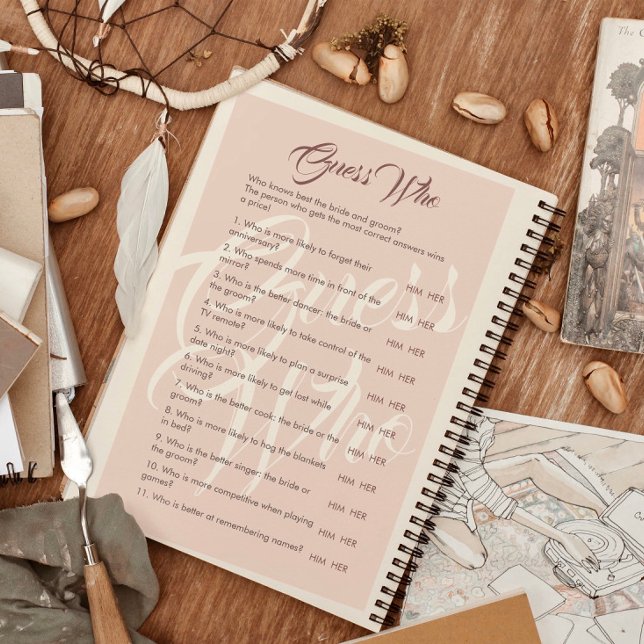 Ratet, wer Minimalistisch Hochzeit und Brautparty- (Von Creator hochgeladen)