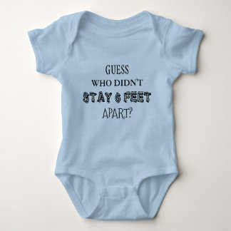 Ratet, wer nicht 10 Meter neben Baby Bodysuit Blei Baby Strampler