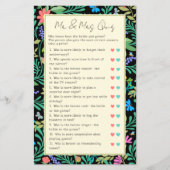 Ratet, wer Spaß beim Hochzeitsspiel und Brautparty (Vorderseite)