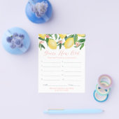 Ratet, wie alt Foto Game für Bridal / Co-Dusche Flyer (Einzeln)