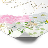 Ratet, wie viele Kisses Brautparty-Zeichen Poster (Ecke)