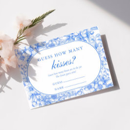 Ratet, wie viele Kisses Game Victoria Etwas Blue Begleitkarte