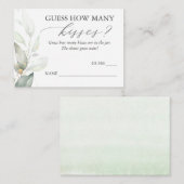 Ratet, wie viele Kisses Greenerity Game Cards Begleitkarte (Vorne/Hinten)