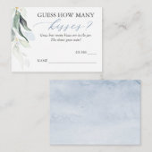 Ratet, wie viele Kisses Greenerity Game Cards Begleitkarte (Vorne/Hinten)