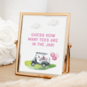 Ratet wie viele T-Shirts Golf Sign Poster