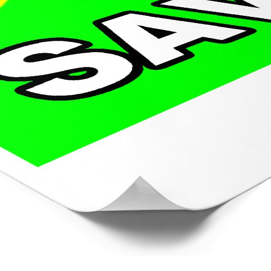 Ratgeber Dog sagt: Laufwerk und Text Poster (Ecke)