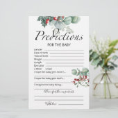 Ratgeber für Babyprognosen für eine immergrüne Bab (Stehend Vorderseite)