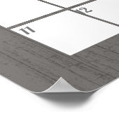 Ratgeber für das Baby mit dem Fälligkeitsdatum Pos Poster (Ecke)