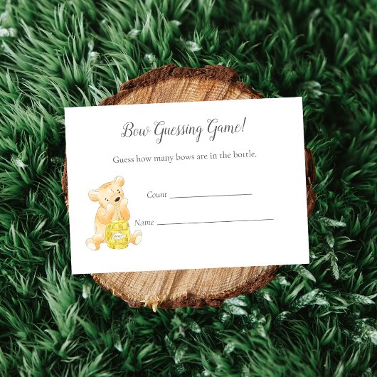 Ratgeber Graf Game Boy Teddy Bear und Biene Begleitkarte