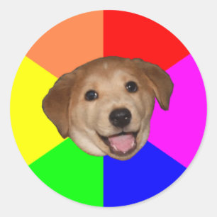 Ratgeber Runder Aufkleber