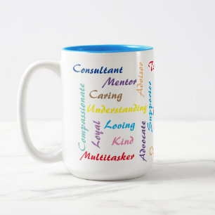 Ratgeber-Tasse Zweifarbige Tasse