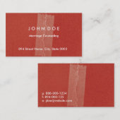 Ratgeber Visitenkarte (Vorne/Hinten)