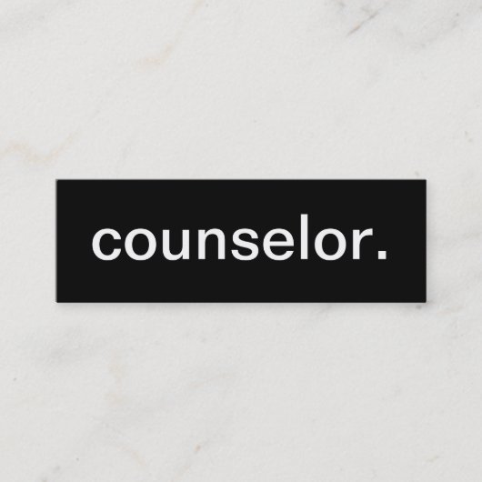 Ratgeber-Visitenkarte Mini Visitenkarte (Vorderseite)