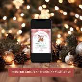 Ratgeber wünscht Red Christmas Market Brautparty Poster