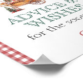 Ratgeber wünscht Red Christmas Market Brautparty Poster (Ecke)