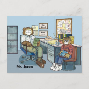 Ratgeberin für Anstellung Postkarte