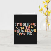 Ratgeberin Ich bin der Berater, der zurück zum Sch Karte (Gelbe Blume)