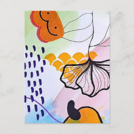 Ratgeberkarten - Farbige Illustration Postkarte