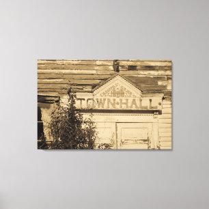 Rathaus 1898 Schildkröte Canvas Print Leinwanddruck