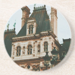 Rathaus, 4. Arrondissement, Paris - Frankreich Getränkeuntersetzer