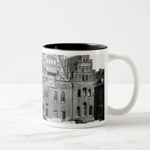 Rathaus, Breslau Polen, c.1910 Zweifarbige Tasse