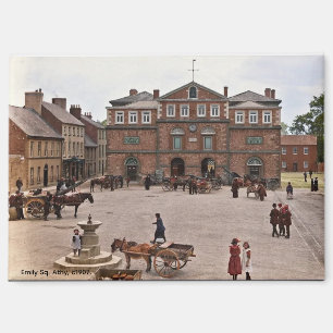 Rathaus, Emily Square c1907,  Athy  Magnet
