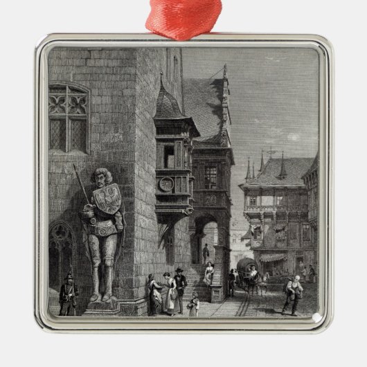 Rathaus, Halberstadt Silbernes Ornament (Vorne)