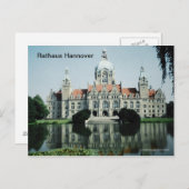 Rathaus Hannover Postkarte (Vorne/Hinten)